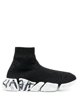 Balenciaga - Black Speed 2.0 Sock Sneakers