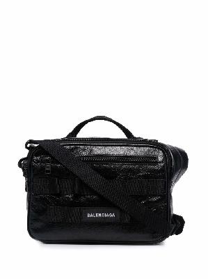 Balenciaga - Black Army Leather Messenger Bag