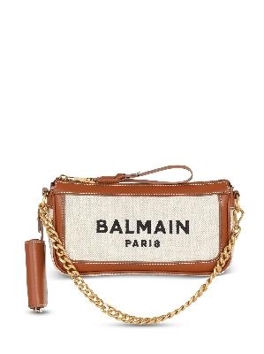 Balmain - Neutral B-Army Clutch Bag
