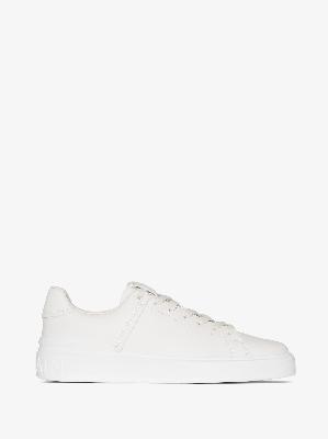 Balmain - White B-Court Leather Sneakers