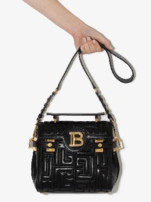 Balmain - Black B-Buzz 23 Leather Top Handle Bag