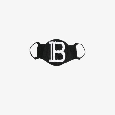 Balmain - Black And White B Logo Face Mask Set