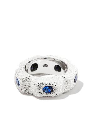 Bleue Burnham - Sterling Silver Extra Sensory Perception Sapphire Ring