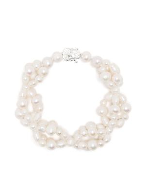 Bleue Burnham - White Multi Strand Pearl Bracelet