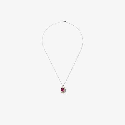 Bleue Burnham - Sterling Silver The Rose Sapphire Necklace