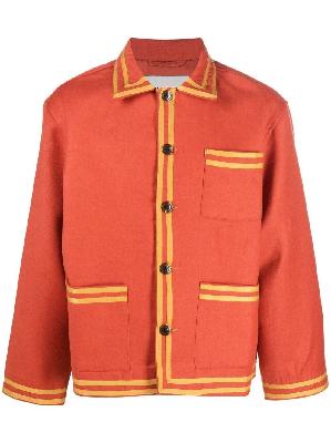 BODE - Red Society Club Embroidered Wool Jacket