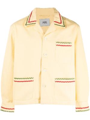 BODE - Yellow Rickrack Embroidered Jacket