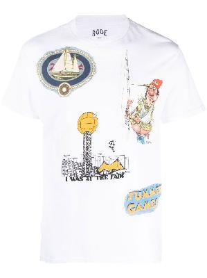 BODE - White Tommy Printed T-Shirt