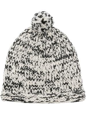 BODE - Neutral Gluckow Wool Beanie Hat
