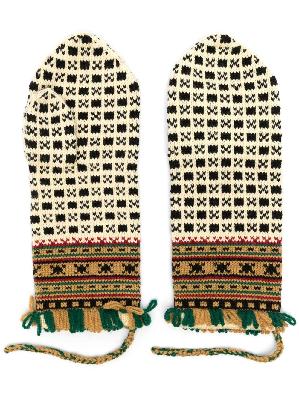 BODE - Multicolour Talsi Pattern Knitted Mittens