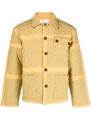 BODE - Yellow Daisy Quilted Jacket