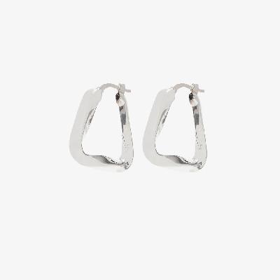 Bottega Veneta - Sterling Silver Essentials Hoop Earrings