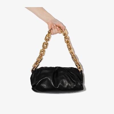 Bottega Veneta - Black The Chain Pouch Leather Shoulder Bag