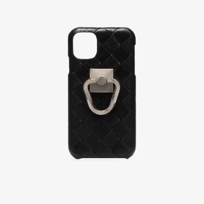 Bottega Veneta - Black Intrecciato Leather IPhone 11 Case