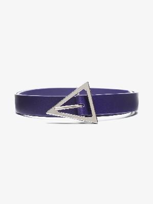 Bottega Veneta - Purple Triangle Leather Belt