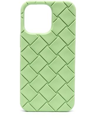 Bottega Veneta - Green Rubber IPhone 13 Pro Case
