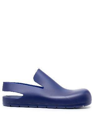 Bottega Veneta - Blue Puddle Sling Back Rubber Sandals