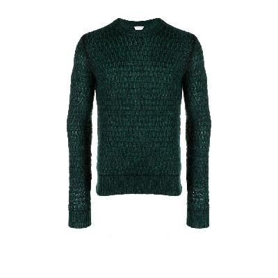 Bottega Veneta - Green Lace Knit Sweater