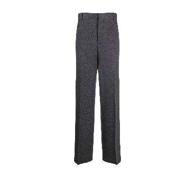 Bottega Veneta - Grey Straight Flannel Wool Trousers