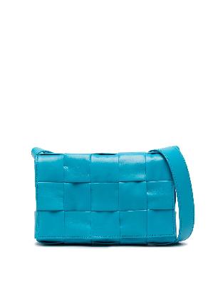 Bottega Veneta - Blue Cassette Leather Messenger Bag