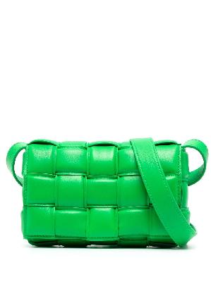 Bottega Veneta - Green Padded Cassette Leather Cross Body Bag