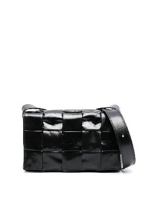 Bottega Veneta - Black Mini Cassette Shoulder Bag