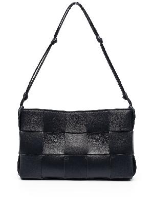 Bottega Veneta - Black Knotted Shoulder Strap Leather Bag