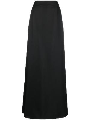 Bottega Veneta - Black Rear-Slit Maxi Skirt