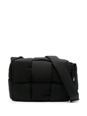 Bottega Veneta - Black Large Padded Tech Cassette Cross Body Bag