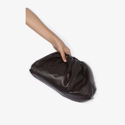 Bottega Veneta - Brown Pouch Leather Clutch Bag