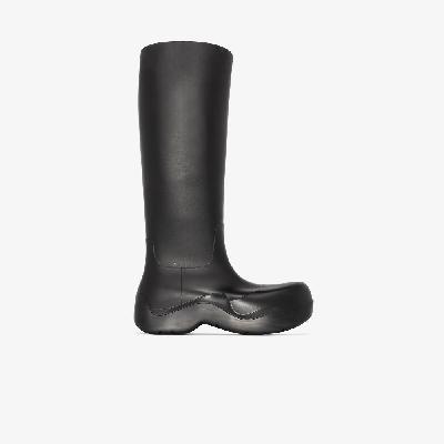 Bottega Veneta - Black Puddle Knee-High Rubber Boots