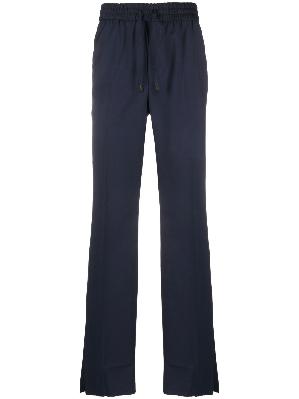 Brioni - Navy Blue Drawstring Straight Trousers