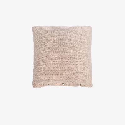 Brunello Cucinelli - Neutral Ribbed Knit Cushion