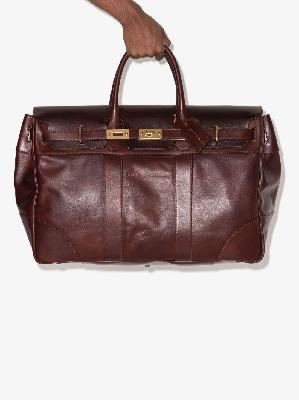 Brunello Cucinelli - Brown Country Weekender Leather Holdall Bag