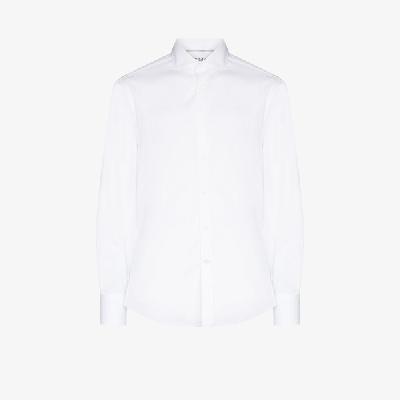 Brunello Cucinelli - Button-Up Cotton Poplin Shirt