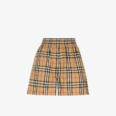 Burberry - Brown Vintage Check Shorts
