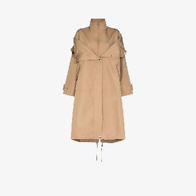 Burberry - Brown Hooded Trench Coat