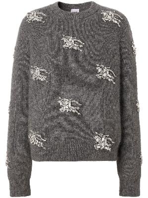 Burberry - Grey Crystal EKD Sweater