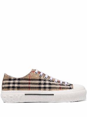 Burberry - Neutral Vintage Check Sneakers
