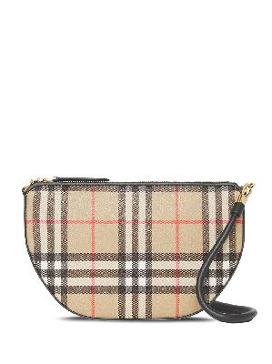 Burberry - Brown Vintage Check Olympia Pouch