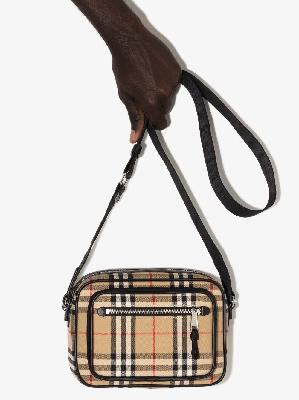 Burberry - Brown Vintage Check Cross Body Bag