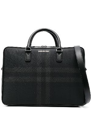 Burberry - Black Charcoal Check Ainsworth Briefcase