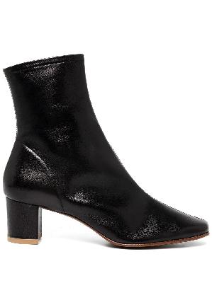BY FAR - Black Sofia 65 Leather Ankle Boots