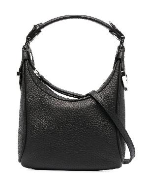 BY FAR - Black Cosmo Leather Top Handle Bag