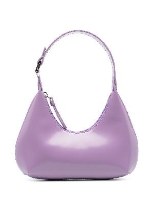 BY FAR - Purple Amber Leather Shoulder Bag