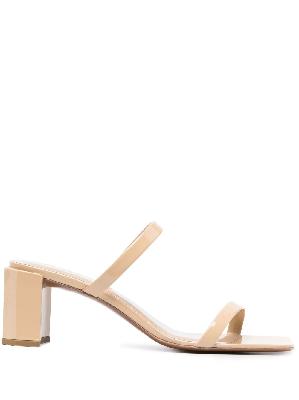 BY FAR - Neutral Tanya 65 Leather Sandals