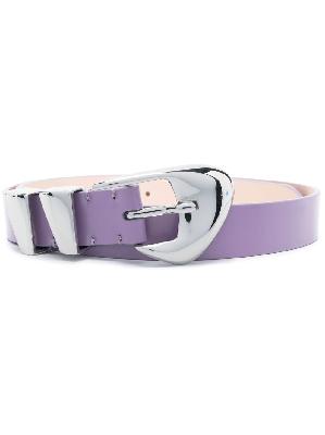 BY FAR - Purple Moore Patent Leather Belt
