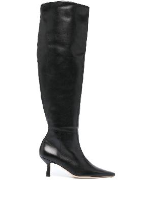 BY FAR - Black Meghan 75 Leather Boots