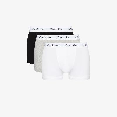 Calvin Klein Underwear - Black, Grey And White Cotton Boxer Briefs Set