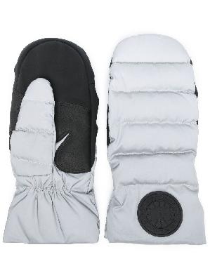 Canada Goose - Grey Reflective Down Mitts